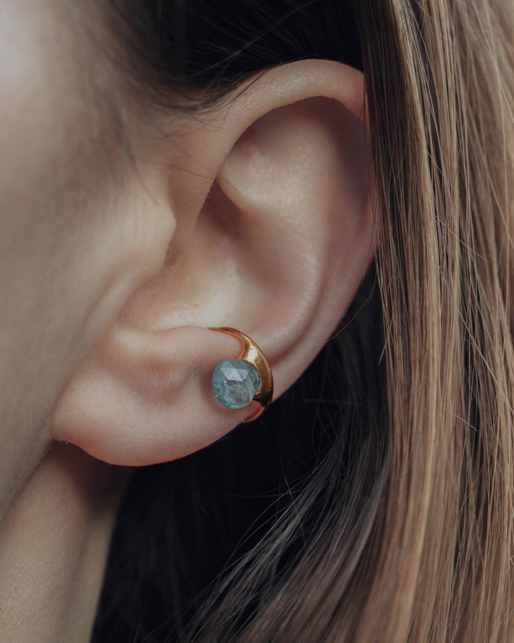 LEA Earcuff Aquamarin Nella & Sina