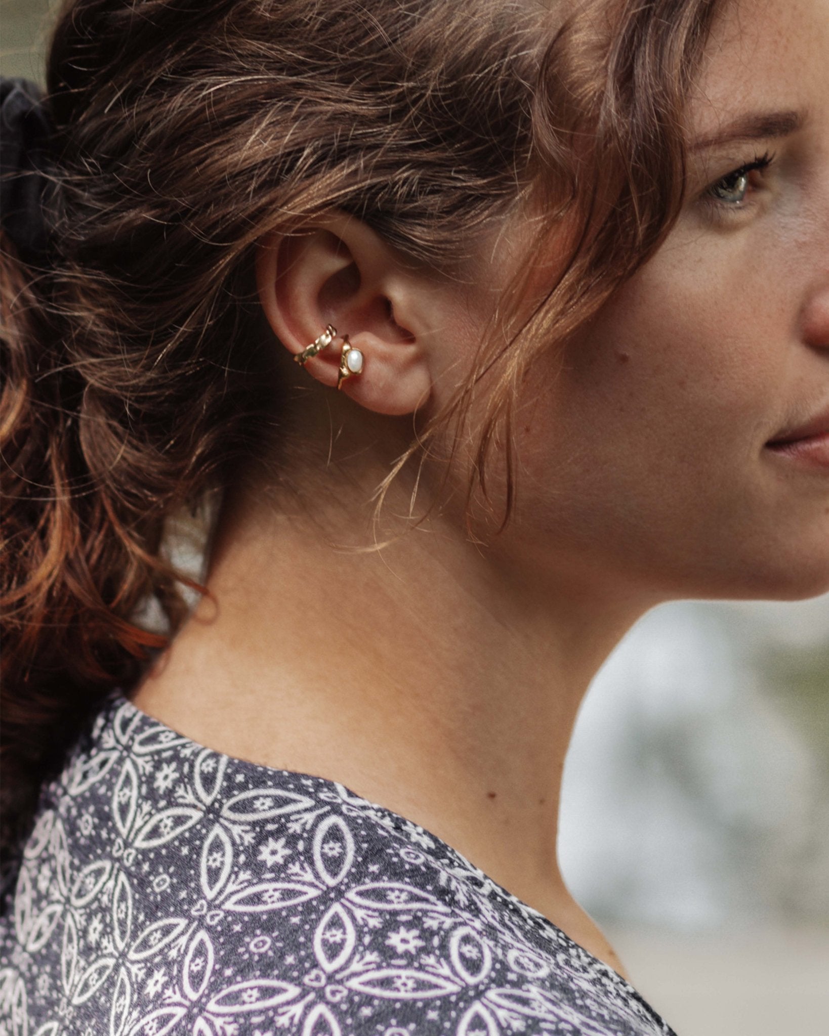 ROMY Earcuff Perle Nella & Sina